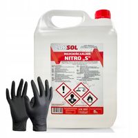 ROZCIEŃCZALNIK 5L ROZPUSZCZALNIK NITRO FARB LAKIERÓW ZMYWACZ + GRATIS