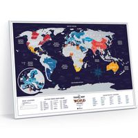 Mapa zdrapka "Travel Map™ Holiday World" | 1DEA.me