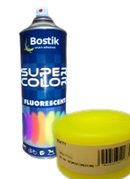 FARBA W SPRAYU LAKIER FLUORESCENCYJNY SUPER COLOR ŻÓŁTY 400ML