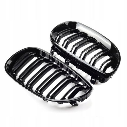 BMW E60 E61 GRILL NERKI M5 CZARNY POŁYSK 2003-2010 na Arena.pl