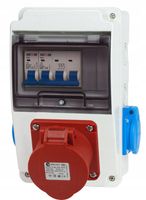 ROZDZIELNICA BUDOWLANA ZABEZPIECZONA 16A 5P 2X230V