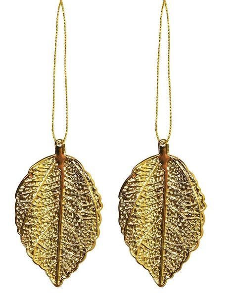 Kpl.2 złotych liści zdjęcie 1