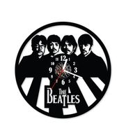 Zegar ścienny z płyty winylowej The Beatles 7.6