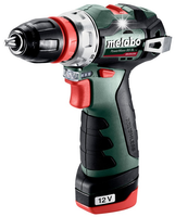 METABO Wiertarko-wkrętarka 12V PowerMaxx BS BL Q Quick 2x2Ah Walizka