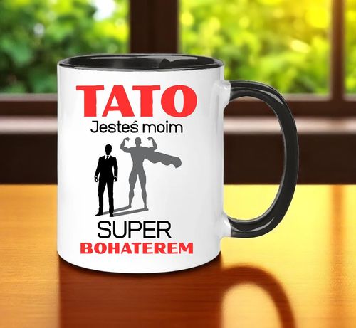 KUBEK Z NADRUKIEM ŚMIESZNY PREZENT DLA TATY TEŚCIA DZIEŃ OJCA URODZINY na Arena.pl