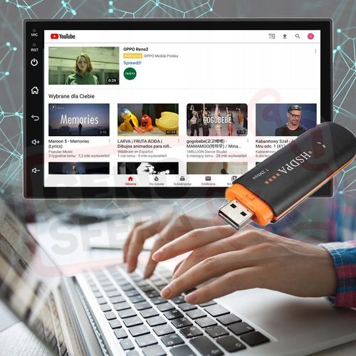 RADIO SAMOCHODOWE 2DIN MULTIMEDIALNE ANDROID USB WiFi GPS KAMERA COFANIA na Arena.pl