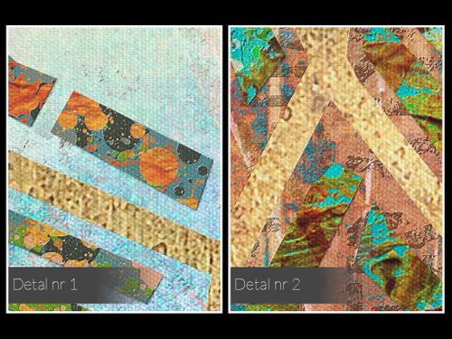 24601 Obraz na płótnie MAPA WROCŁAW KOLOROWY ABSTRAKCJA na Arena.pl