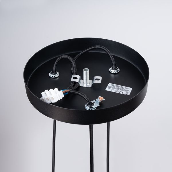 Lampa wisząca ARCHE 3P czarna zdjęcie 4