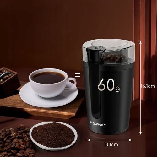 MŁYNEK ELEKTRYCZNY AIGOSTAR DO KAWY DO ZIAREN ZIÓŁ ORZECHÓW 200W na Arena.pl