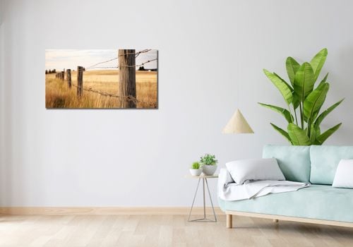 Obraz 100x50cm Płot na Polu na Arena.pl