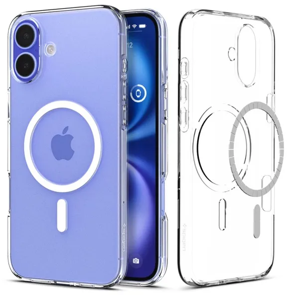 spigen liquid crystal mag magsafe iphone 16 clear zdjęcie 3