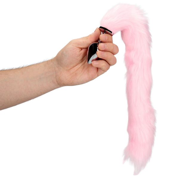 Light-Up Fox Tail With Metal Butt Plug zdjęcie 11