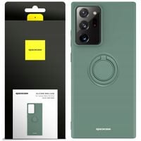 ETUI MATOWE DO GALAXY NOTE 20 ULTRA SPACECASE SILICONE RING + FOLIA