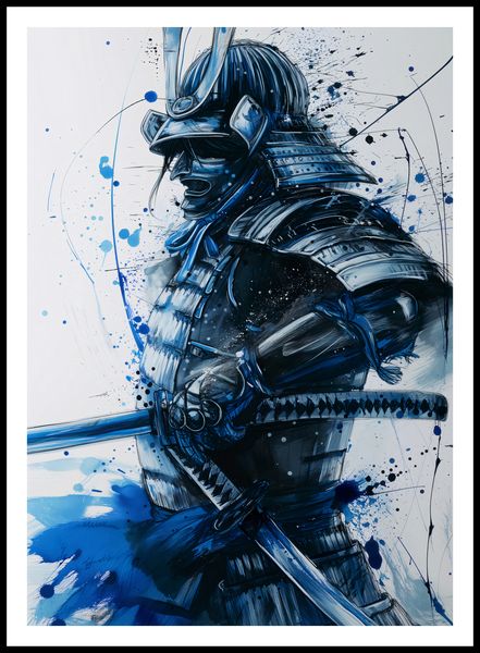 Plakat 64x90cm Samuraj w Błękicie zdjęcie 3
