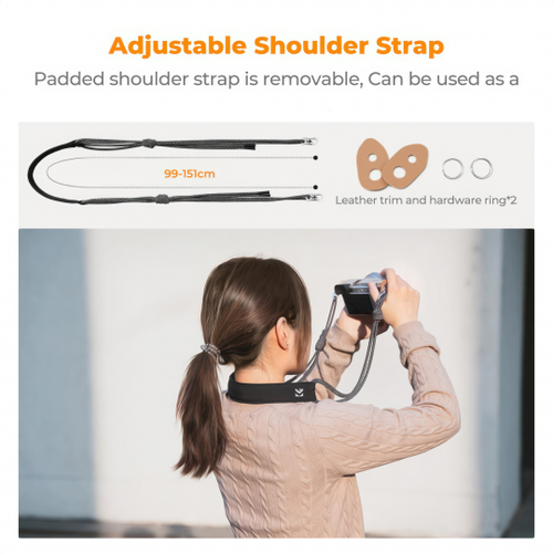 Torba fotograficzna K&F Concept Urban Wander Sling U11 5 l - czarna na Arena.pl