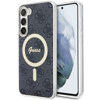 Guess GUHMS23SH4STK S23 S911 czarny/black hardcase 4G MagSafe