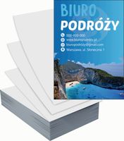 Ulotki A6 reklamowe firmowe 1000 szt różne wzory BIURO PODRÓŻY