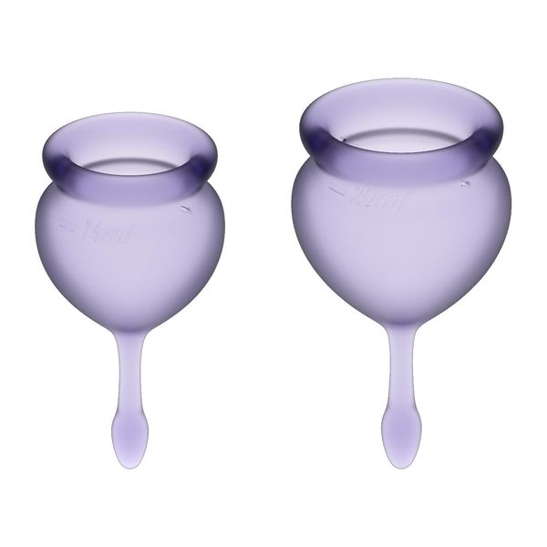 Tampony - Satisfyer Feel Good Menstrual Cup (Lila) zdjęcie 2