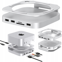 Stacja dokująca Hub MC60 NVMe SATA M.2 Mac Mini M4 Pro 6w1 USB C SD microSD