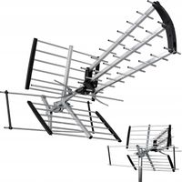 ANTENA KIERUNKOWA DVB-T2 DO TV NAZIEMNEJ MUX8 Filtr LTE HD 4K UHF VHF 120km