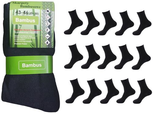 20 x POLSKIE SKARPETKI SKARPETY BAMBUSOWE ANTYBAKTERYJNE 43-46 na Arena.pl