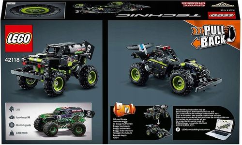 LEGO TECHNICS 42118 MONSTER JAM GRAVE DIGGER TRUCK na Arena.pl