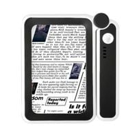 LUPA SZKŁO POWIĘKSZAJĄCE 4x AKUMULATOROWA Z PODŚWIETLENIEM LED DO CZYTANIA