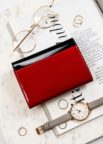 portfel damski w orientacji poziomej wykonany ze skóry naturalnej na Arena.pl