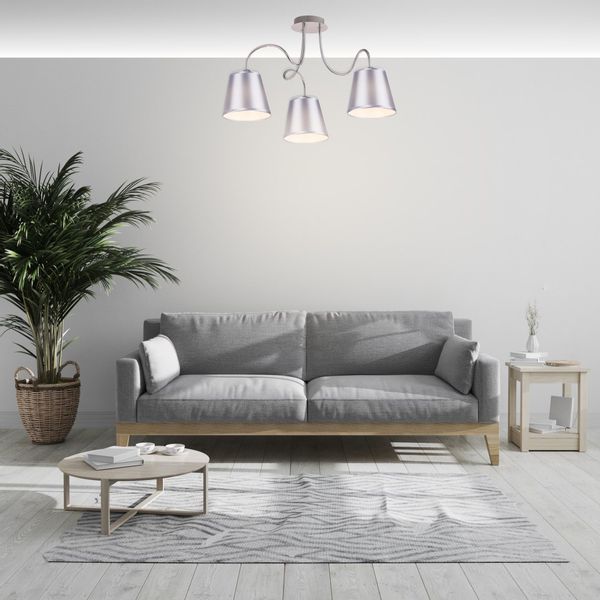 Luk zwis 3x40W E14 chrom zdjęcie 2