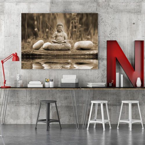 Obraz na płótnie - Canvas, Budda nad wodą 4 60x40 na Arena.pl