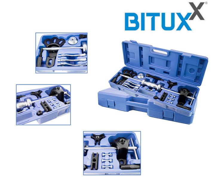 18997 Zestaw ściągaczy do łożysk wałów napędowych 12 elelemtów Bituxx zdjęcie 1