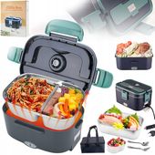 ELEKTRYCZNIE PODGRZEWANY POJEMNIK NA LUNCH DO SAMOCHODU, CIĘŻARÓWKI, 1,8 L