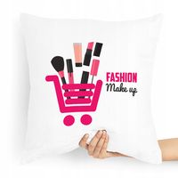 Poduszka Prezent Dla Kosmetyczki Fashion Make Up Z Nadrukiem Ze Zdjęciem