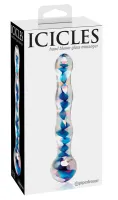pipedream icicles model 24 - ręcznie wykonany szklany masażer 17,5 cm