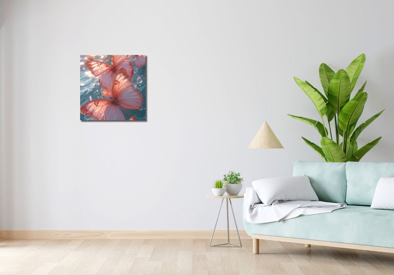 Obraz 50x50cm Świetliste Motyle zdjęcie 2