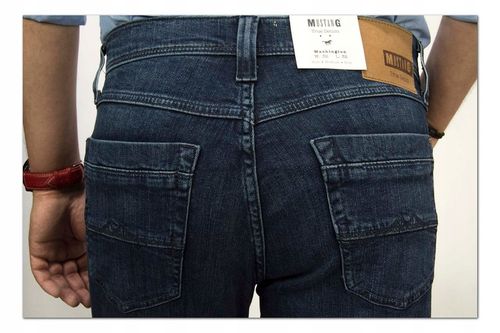 Mustang Washington Blue 883 spodnie jeansy W32 L32 na Arena.pl