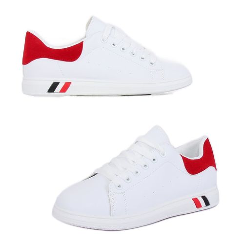 Trampki damskie biało-czerwone BL147P Red r.41 na Arena.pl