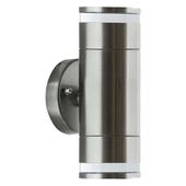 Elewacyjna LAMPA ścienna TARAS 03570 Ideus metalowa OPRAWA zewnętrzna tuba na taras outdoor IP54 satyna