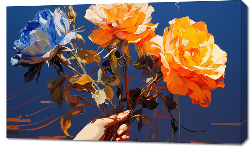 Obraz 100x60cm Żywy Uścisk zdjęcie 1