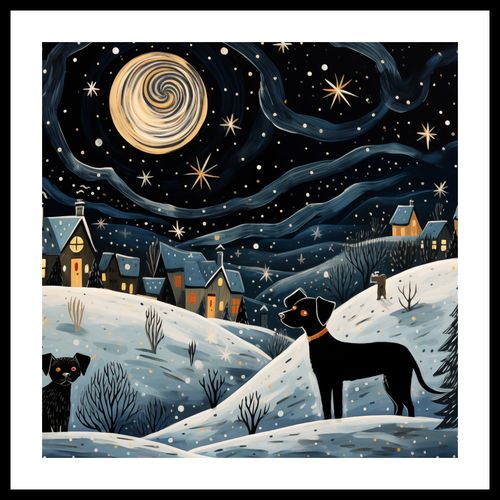 Plakat 60x60cm Nocny Psi Patrol na Arena.pl