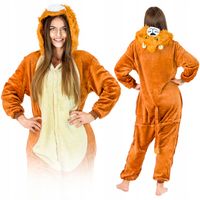 KIGURUMI ONESIE PIŻAMA KIGU KOSTIUM DRES LEW L