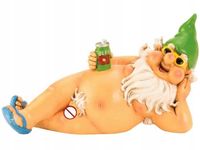 KRASNAL OGRODOWY NUDYSTA figurka dekoracja 25cm