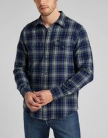 LEE CLEAN WESTERN MĘSKA KOSZULA W KRATĘ ANTHEM BLUE L66RDH21 5XL