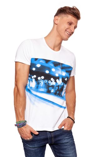 WRANGLER COLLAB TEE REAL WHITE W7B05D3W1 M na Arena.pl