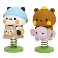 Lalki Pandy Bubu i Dudu Dekoracje Samochodowe Kiwające Na Sprężynce