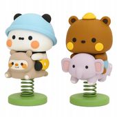 Lalki Pandy Bubu i Dudu Dekoracje Samochodowe Kiwające Na Sprężynce