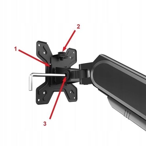 Gazowy Uchwyt do Monitora TV Telewizora ścienny 13-32 cale Uniwersalny na Arena.pl
