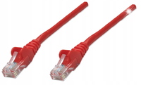 PatchCord 100% miedź Intellinet Cat.6 UTP, 0,5m, czerwony