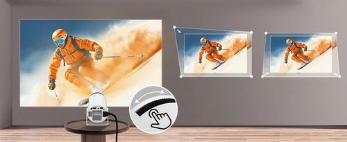 PROJEKTOR RZUTNIK Przenośny Android Smart Mini TV 4K LED Głośnik WIFI na Arena.pl