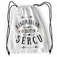 Plecak Sportowy Szkolny Kinomaniaka Worek Torba Z Nadrukiem Ze Zdjęciem